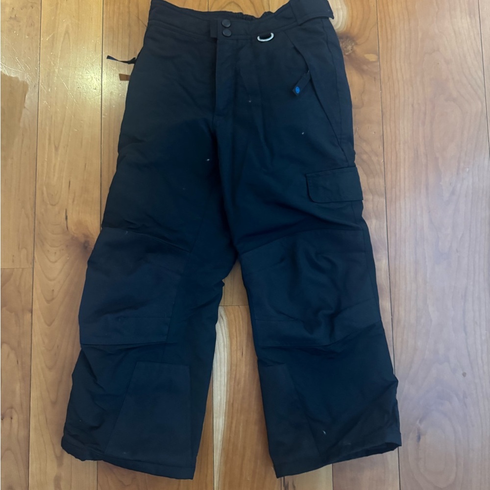 Children's Black Ski Snow Pants